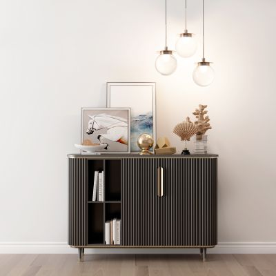 现代轻奢装饰柜摆件组合