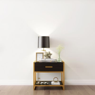 现代台灯床头柜
