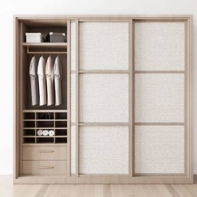 新中式衣柜衣服组合