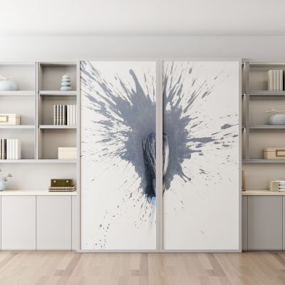 新中式书柜摆件组合