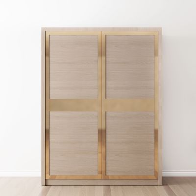 新中式趟门衣柜