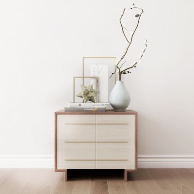 现代摆件花瓶床头柜