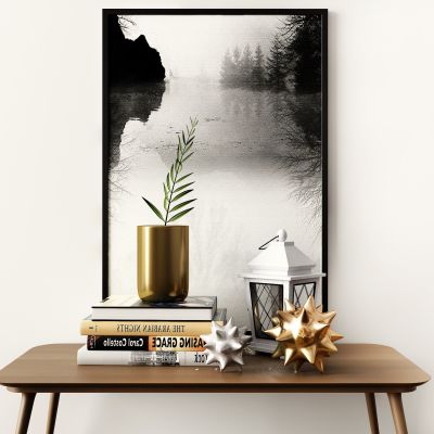 现代摆件装饰画组合