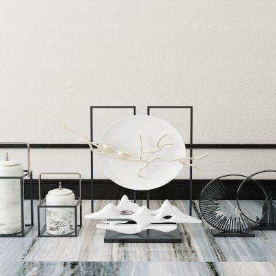 新中式装饰品摆件组合