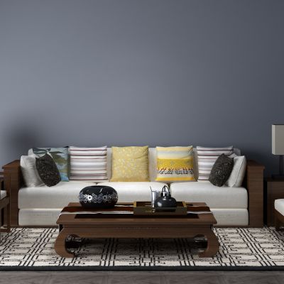 组合沙发，中式沙发