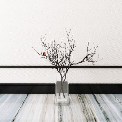 新中式花瓶花卉