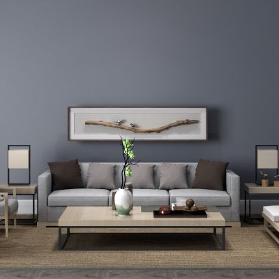 新中式组合沙发