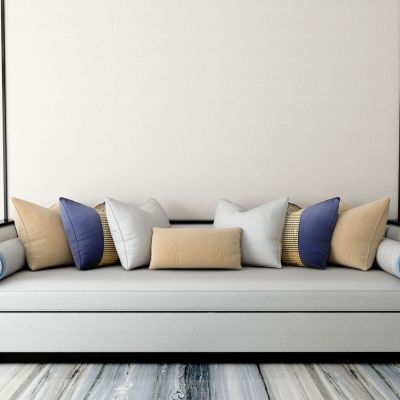 新中式多人沙发