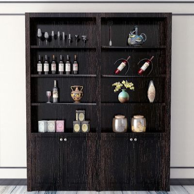 新中式酒柜组合