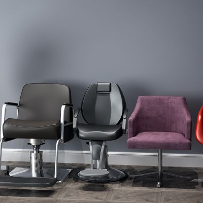 理发椅，烫发器