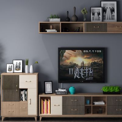 电视柜，背景墙