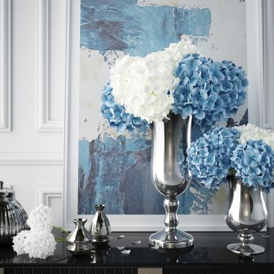 现代电镀渐变花瓶摆件组合