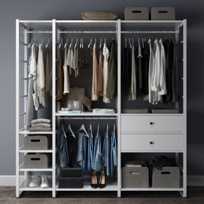 衣柜，衣服，抱枕