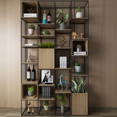 隔断柜，置物架，装饰架