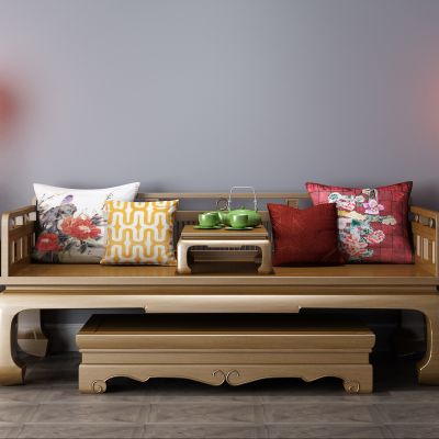 罗汉床，中式沙发