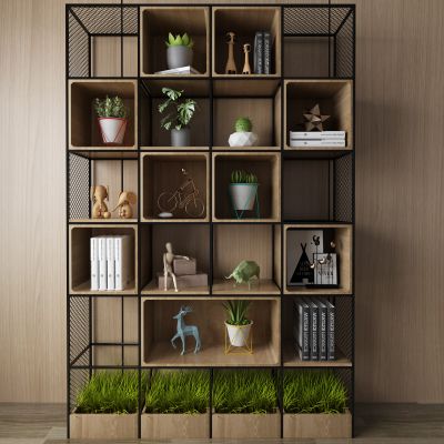 隔断柜，装饰架