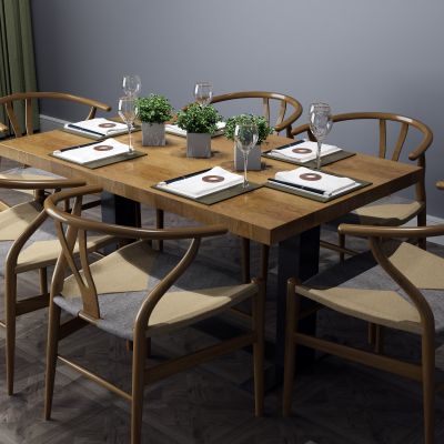 茶桌，餐桌，桌椅组合