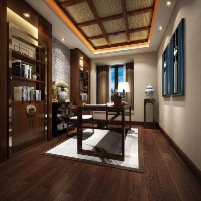 新中式书房
