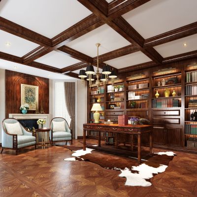 新中式书房