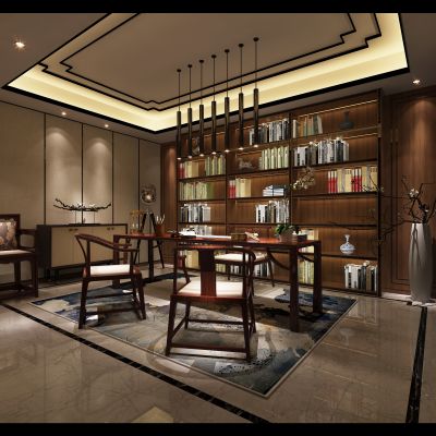 新中式书房