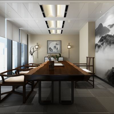 中式会议室