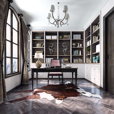 新中式书房