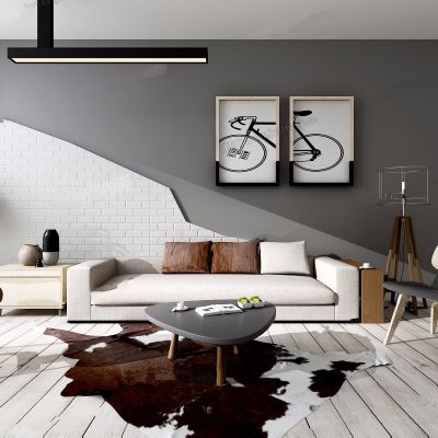 现代北欧沙发茶几组合