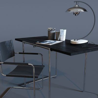 现代办公桌椅组合