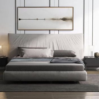 现代简约双人床卧室组合