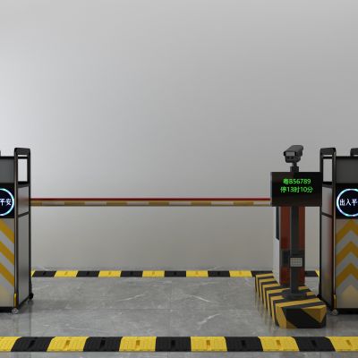 停车杆，电动门