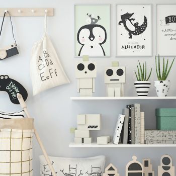 北欧简约玩具挂件摆件组合