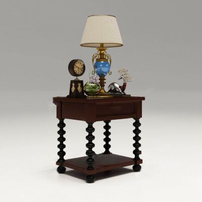 新中式古典床头柜组合