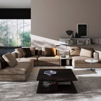 现代转角沙发组合