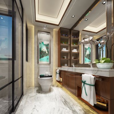 现代卫浴间
