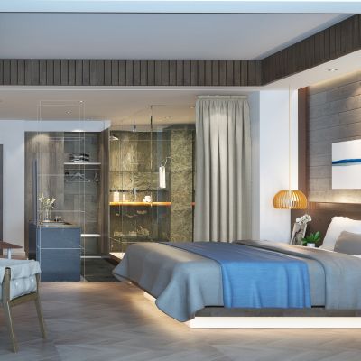 现代宾馆套房 