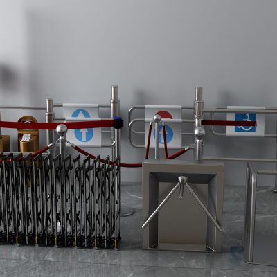 安检门，闸门3D模型