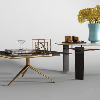 欧式花瓶、茶几摆件组合