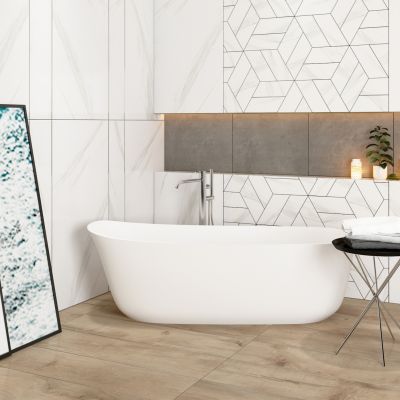 现代简约浴室浴缸组合