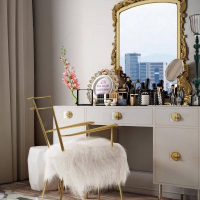 欧式梳妆桌椅组合