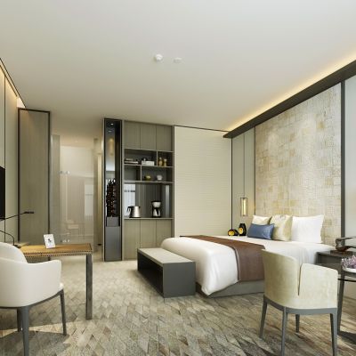 现代简约酒店客房