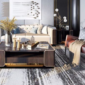 后現(xiàn)代沙發(fā)、茶幾組合