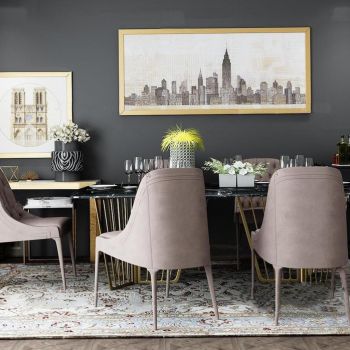 美式现代餐桌组合