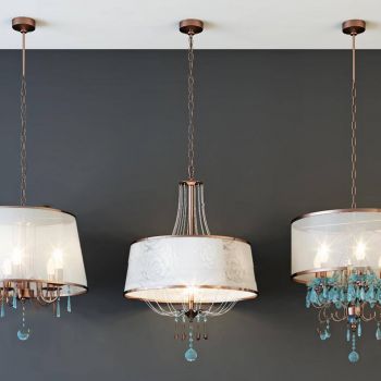 欧式简约水晶长吊灯