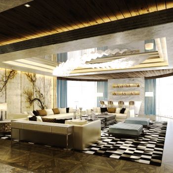 现代中式会客室