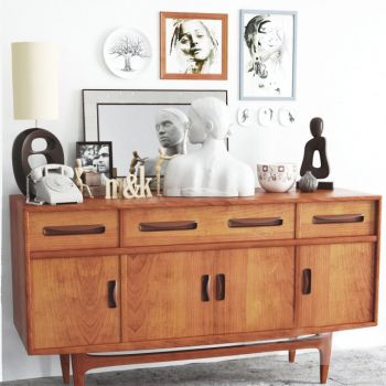 美式边柜装饰柜摆件组合