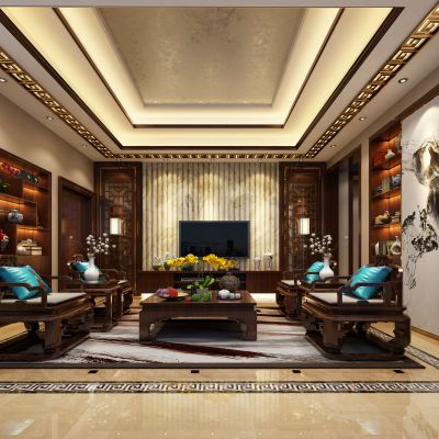 新中式客厅