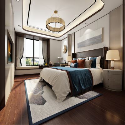 新中式卧室