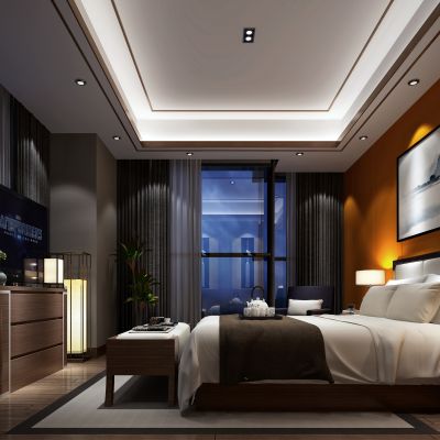 新中式卧室
