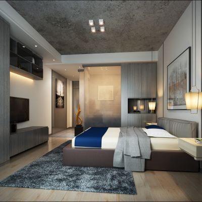 现代卧室