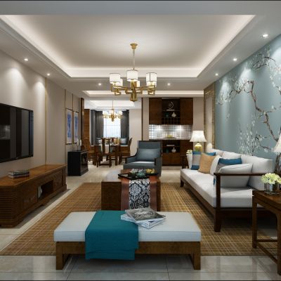 新中式客厅